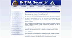 Desktop Screenshot of initial-securite.com